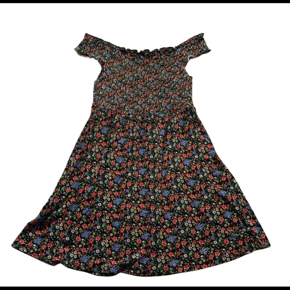 Forever 21 Floral Off-Shoulder Flouncy Dress
